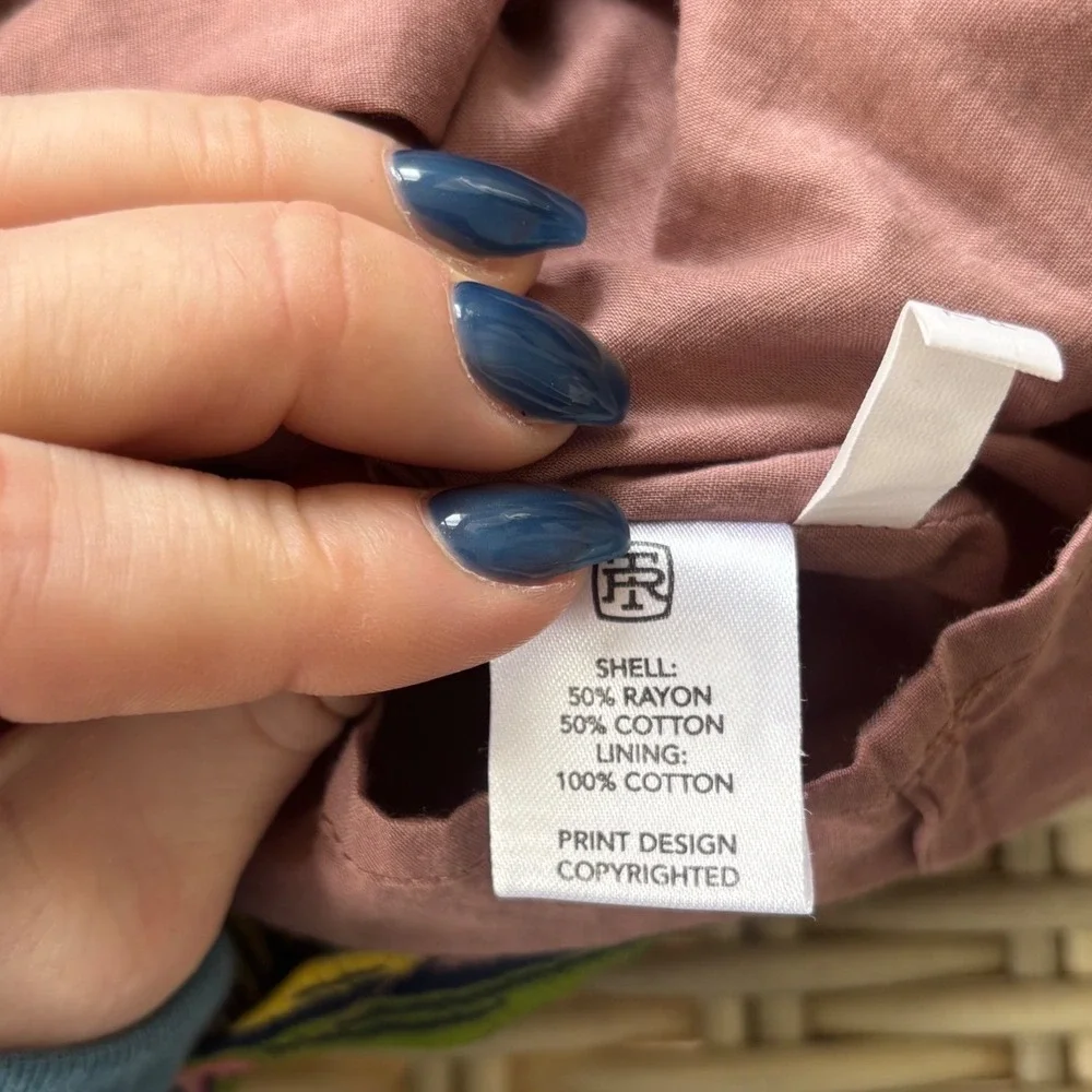 Tori Richard 2 Cool‎ 4 School Gabby Smock Dress Medium resortwear coastal beach